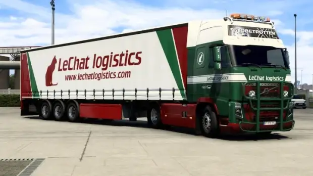 ETS2 - LeChat Logistics with Changeable Colors V1.12.1 ETS2 - LeChat Logistics with Changeable Colors V1.12.1