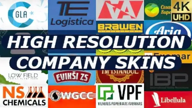 ETS2 - High Resolution Company Skins V1.2 ETS2 - High Resolution Company Skins V1.2