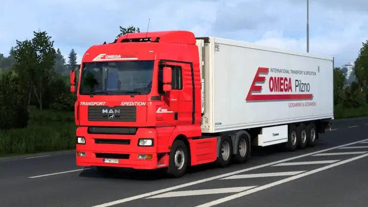 ETS2 - Omega Pilzno Paintjob Pack V1.0 (1.41.x) ETS2 - Omega Pilzno Paintjob Pack V1.0 (1.41.x)