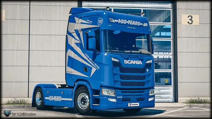 ETS2 - 4K 8K Scania S Limited Edition 130 Years Skin Pack (1.40.x) ETS2 - 4K 8K Scania S Limited Edition 130 Years Skin Pack (1.40.x)