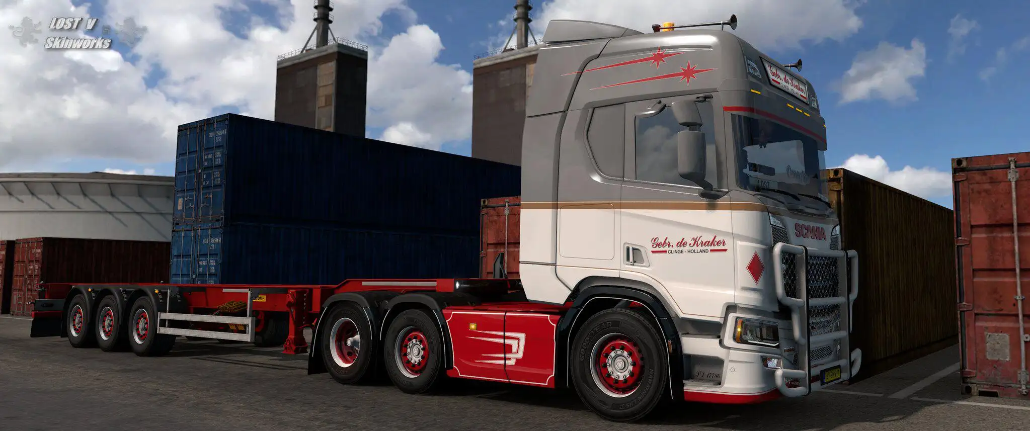 ETS2 - L. De Kraker Transport V.O.F Skins V1.0 (1.38.x) ETS2 - L. De Kraker Transport V.O.F Skins V1.0 (1.38.x)