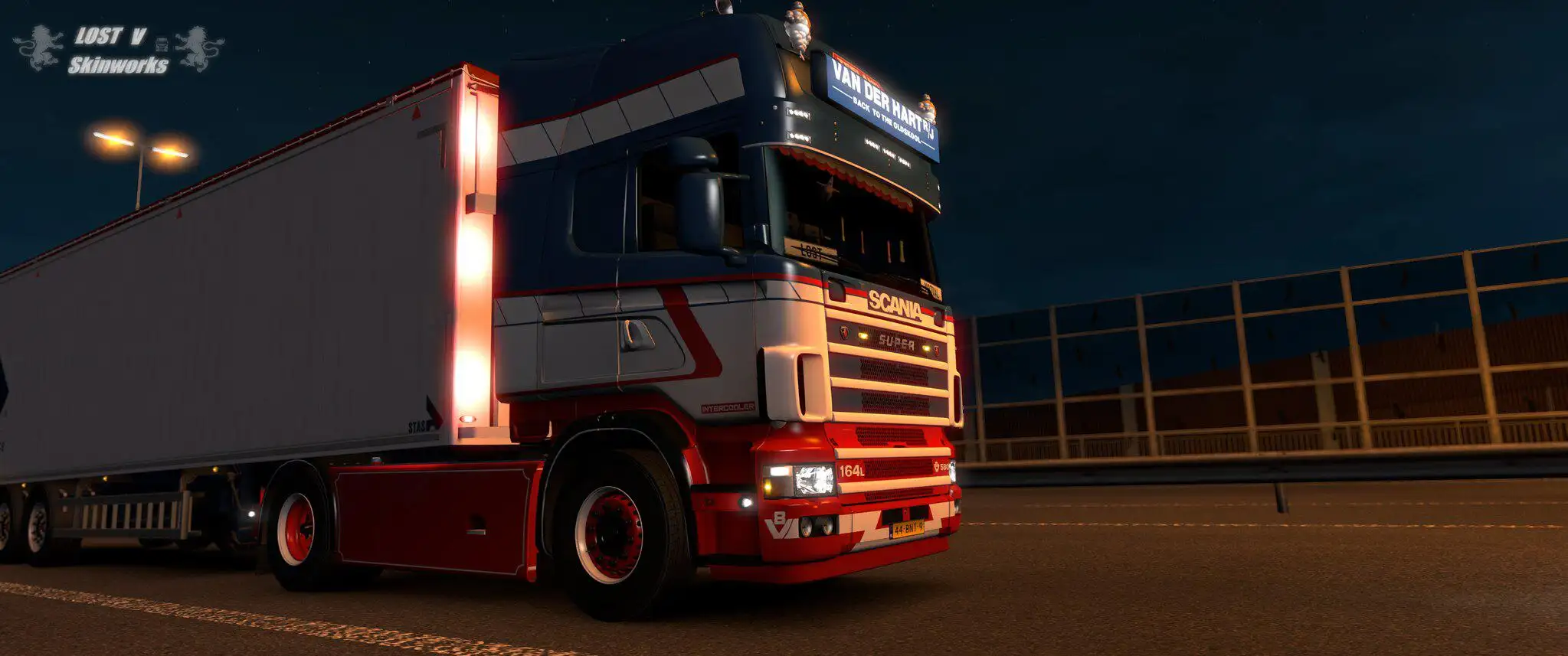 ETS2 - Scania Van Der Hart Skin V1 (1.37.x) ETS2 - Scania Van Der Hart Skin V1 (1.37.x)