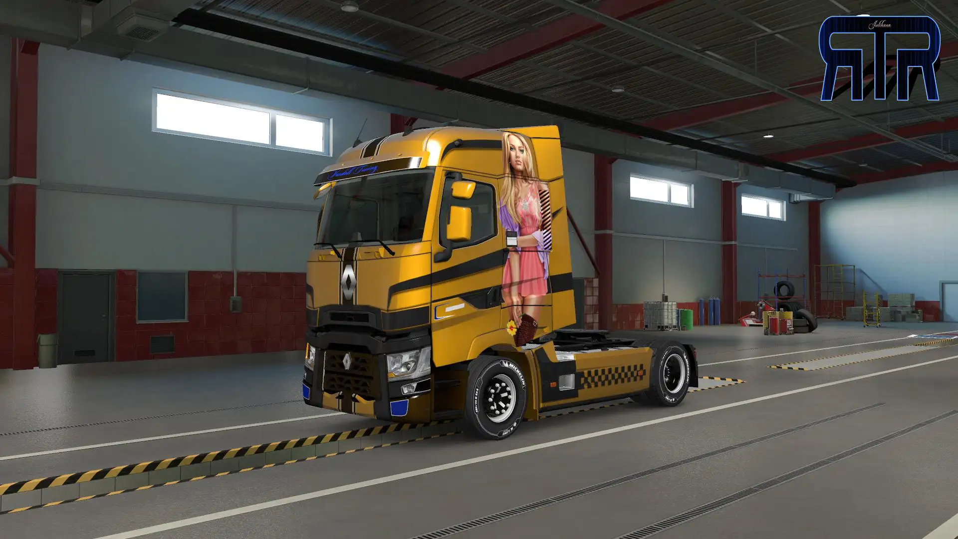 ETS2 - Renault Range T Kimberly Paintjob V1.0 (1.37.x) ETS2 - Renault Range T Kimberly Paintjob V1.0 (1.37.x)