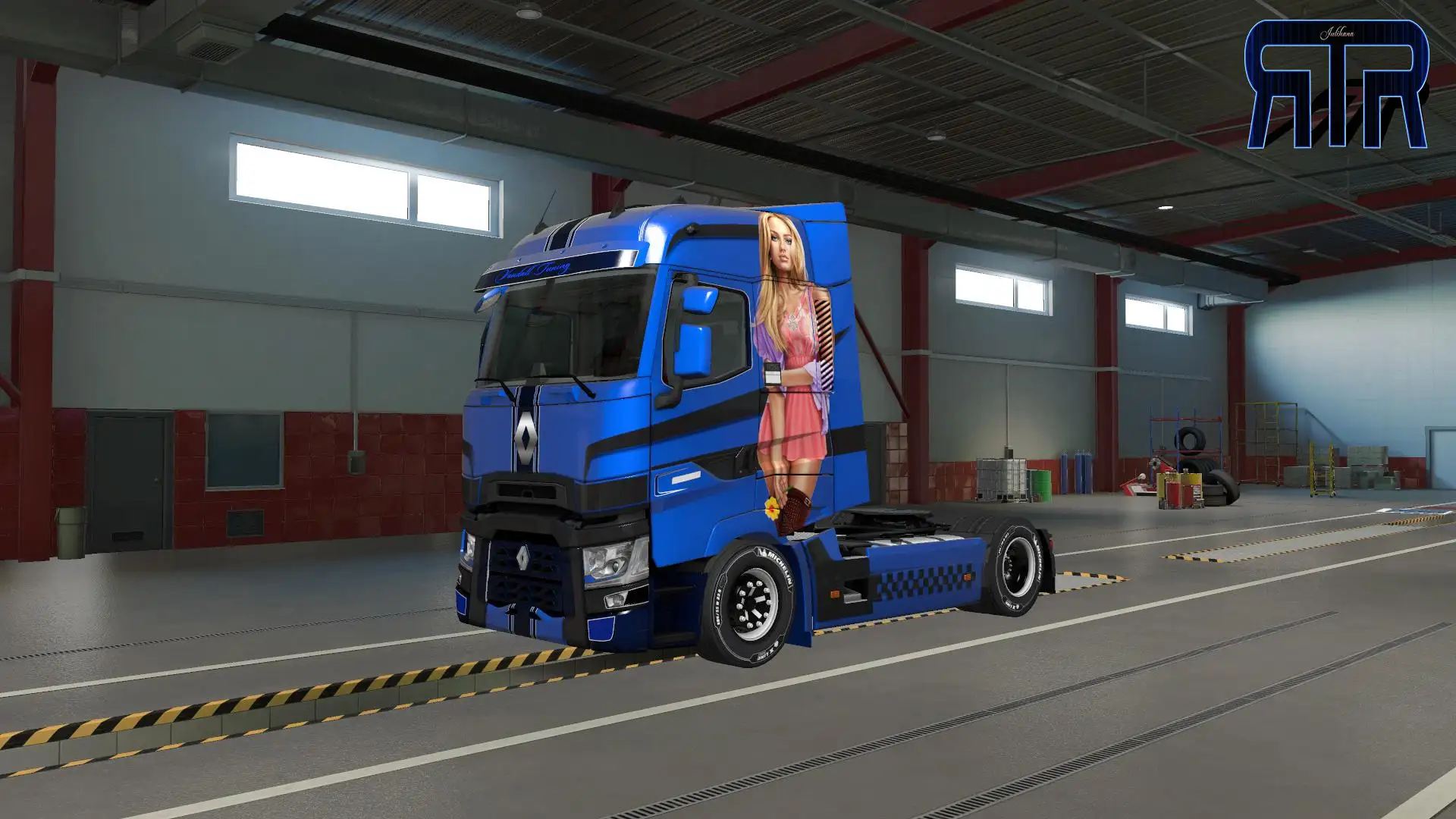 ETS2 - Renault Range T Kimberly Paintjob V1.0 (1.37.x) ETS2 - Renault Range T Kimberly Paintjob V1.0 (1.37.x)