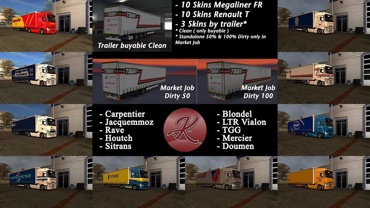 ETS2 - Megaliner Skin Pack (1.36.x) ETS2 - Megaliner Skin Pack (1.36.x)