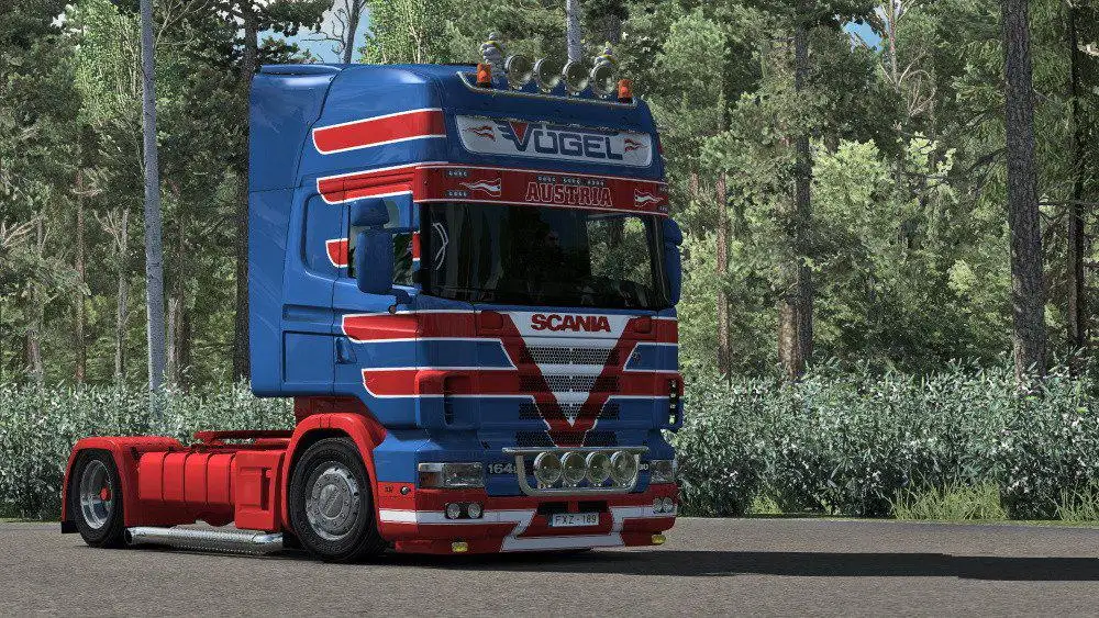 ETS2 - RJL Scania 4-Series Vogel Transporte GmbH Skin V1.0 (1.35.x) ETS2 - RJL Scania 4-Series Vogel Transporte GmbH Skin V1.0 (1.35.x)
