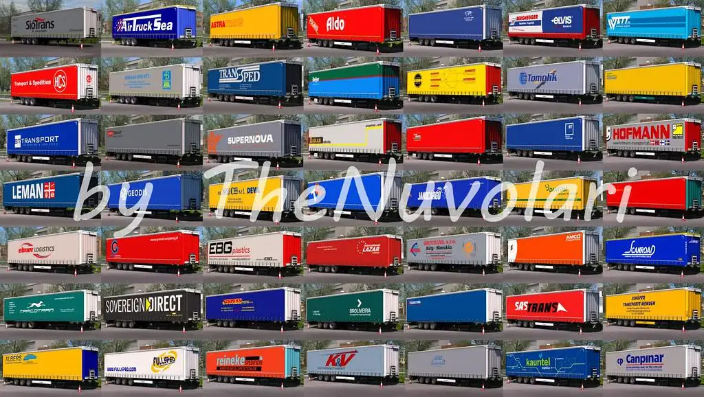 ETS2 - Krone Megaliner Skin Pack V1.9 (1.35.X) ETS2 - Krone Megaliner Skin Pack V1.9 (1.35.X)