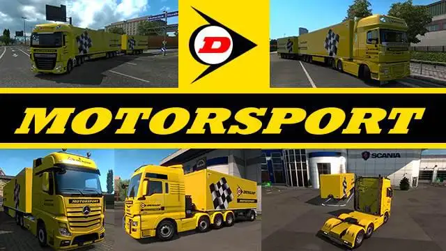 ETS2 - Dunlop Motorsport Skinpack v1.0 (1.35.X) ETS2 - Dunlop Motorsport Skinpack v1.0 (1.35.X)