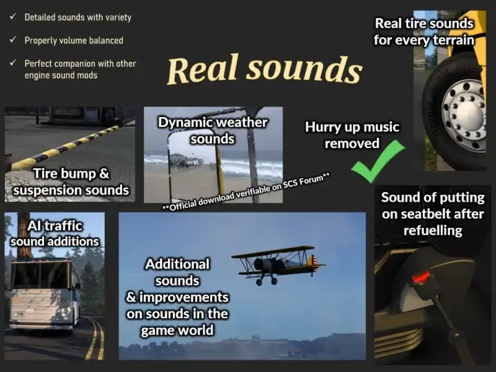 ETS2 - Sound Fixes Pack V21.66 (1.41.x) ETS2 - Sound Fixes Pack V21.66 (1.41.x)