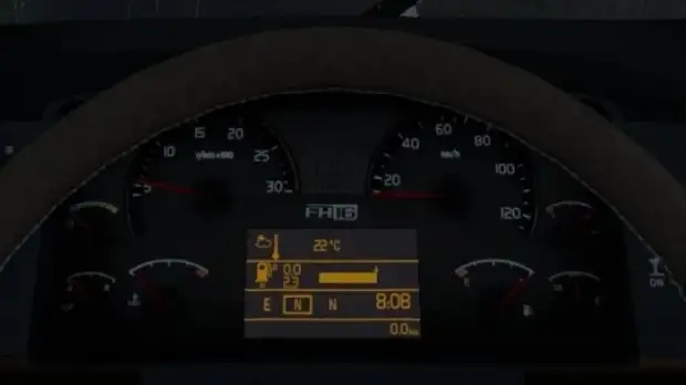 ETS2 - Volvo FH16 2009 Realistic Dashboard Computer - Orange on Black (1.42.x) ETS2 - Volvo FH16 2009 Realistic Dashboard Computer - Orange on Black (1.42.x)