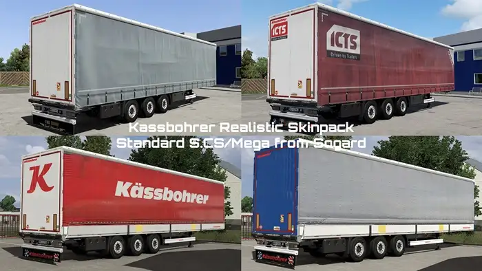 ETS2 - Kassbohrer S.CS and Mega Realistic Skinpack V1.0 ETS2 - Kassbohrer S.CS and Mega Realistic Skinpack V1.0