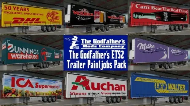 ETS2 - Trailer Paintjobs Pack V1.0 ETS2 - Trailer Paintjobs Pack V1.0