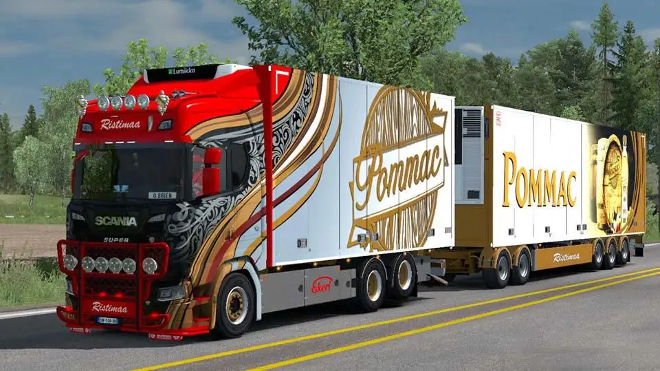 ETS2 - Ristimaa Next Gen Scania S + Tandem Skin V1.0 (1.35.X) ETS2 - Ristimaa Next Gen Scania S + Tandem Skin V1.0 (1.35.X)