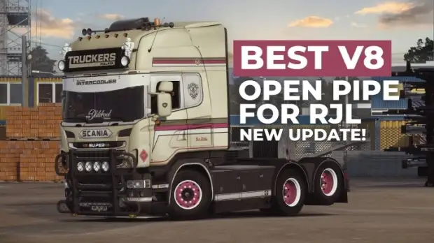 ETS2 - Scania D. Frimis Team Open Pipe V8 V1.1 ETS2 - Scania D. Frimis Team Open Pipe V8 V1.1
