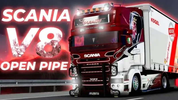ETS2 - Scania 6-Series Open Pipe V1.3 ETS2 - Scania 6-Series Open Pipe V1.3
