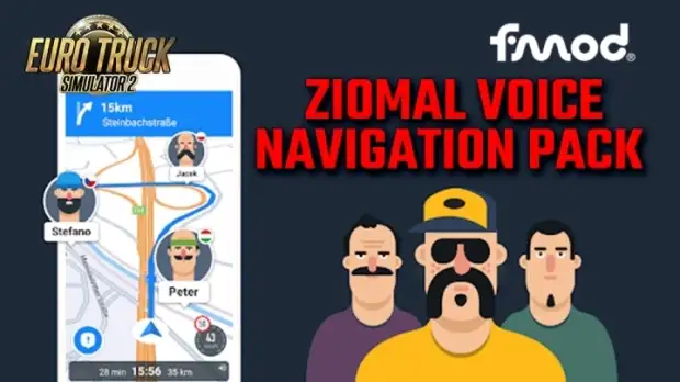 ETS2 - Ziomal Voice Navigation Pack V3.2 ETS2 - Ziomal Voice Navigation Pack V3.2