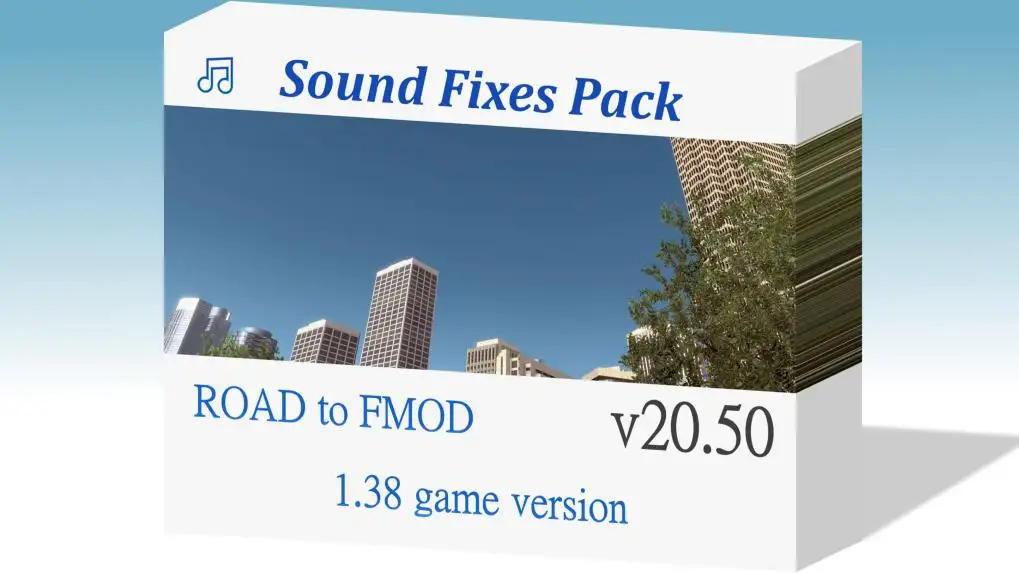 ETS2 - Sound Fixes Pack V20.50 (1.38.x) ETS2 - Sound Fixes Pack V20.50 (1.38.x)