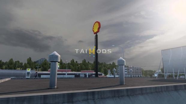 ETS2 - Real Companies, Gas Stations & Billboards V1.01.03 (1.48.x)