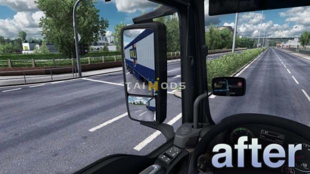 ETS2 - True Mirror FOV (1.46.x)