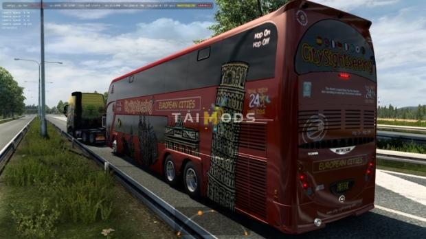 ETS2 - Buses of Travel Agencies in Traffic V3.0 (1.44.x)