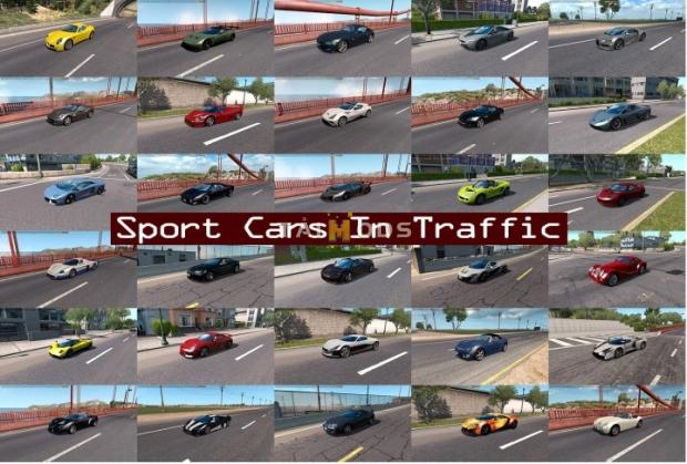 ETS2 - Sport Cars Traffic Pack V10.2 (1.44.x)