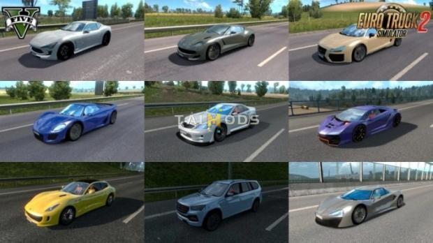 ETS2 - GTA V Traffic Pack V3.8 (1.43.x)