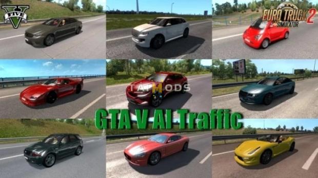 ETS2 - GTA V Traffic Pack V3.8 (1.43.x)