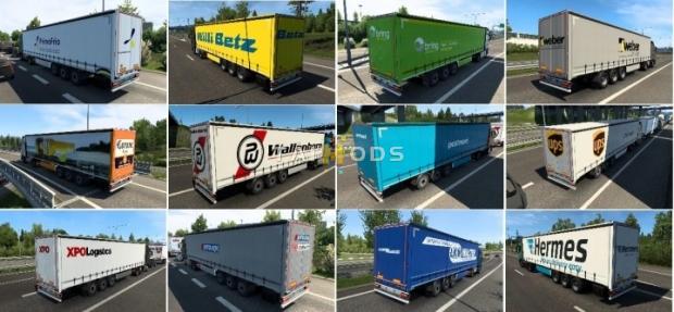 ETS2 - Nissantruck Ai Trailers Pack V4.0 (1.43.x)