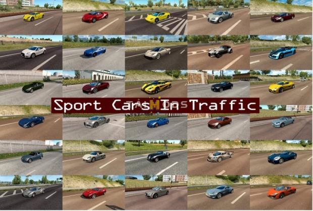 ETS2 - Sport Cars Traffic Pack V9.2 (1.41.x)