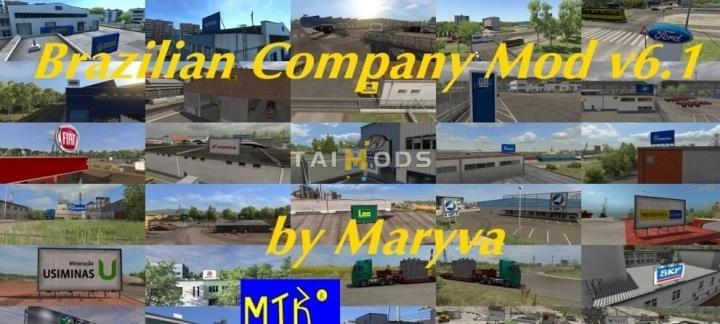 ETS2 - Brazilian Companies and Trailers Mod V6.1 (1.41.x)