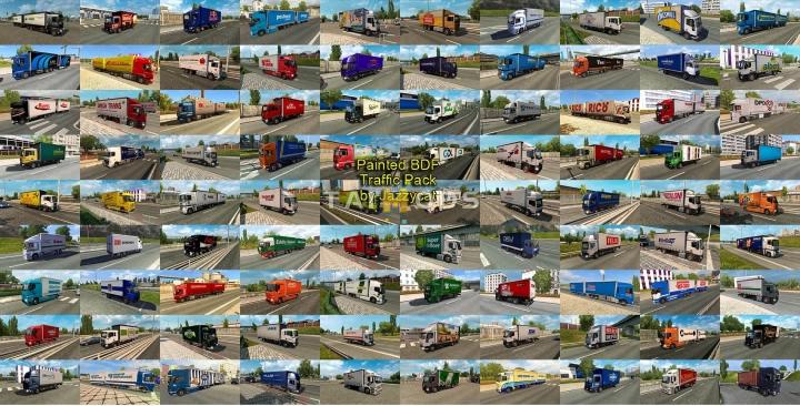 ETS2 - Painted BDF Traffic Pack V9.5.1 (1.40.x)