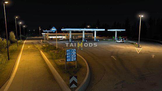 ETS2 - Real Gas Station V1.01 (1.40.x)