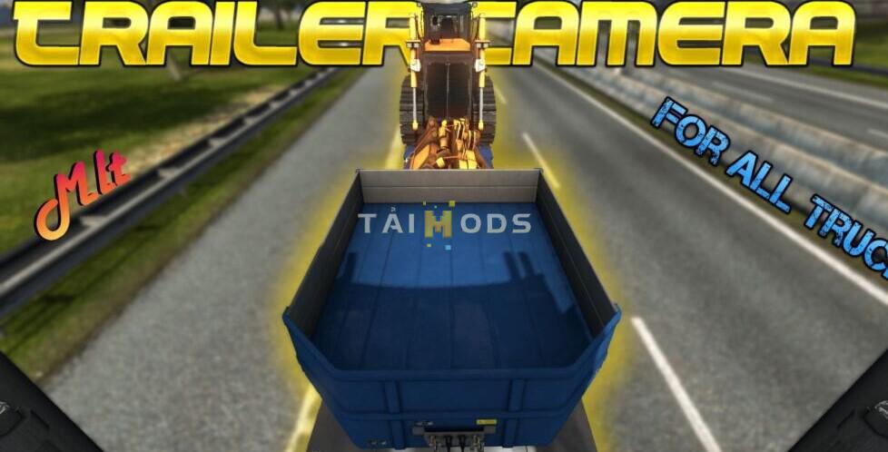 ETS2 - Back Camera for All Truck (1.39.x)