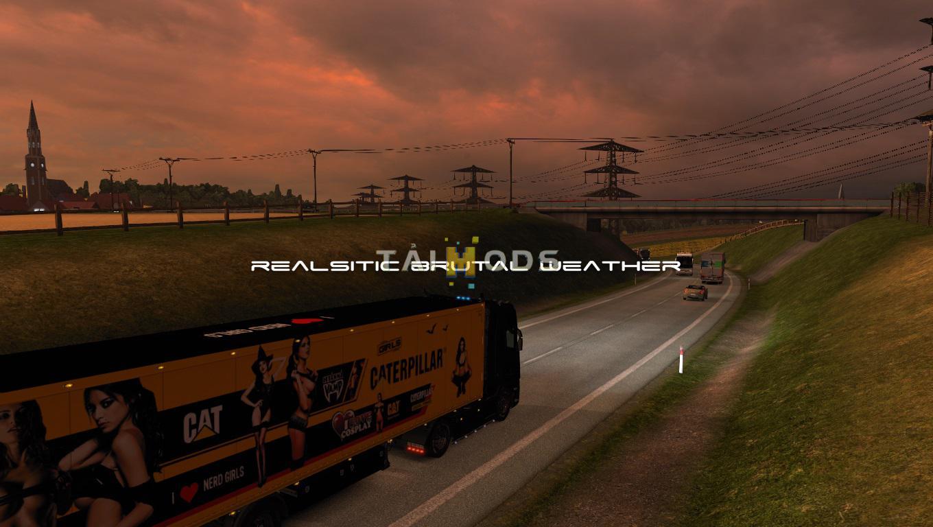 ETS2 - Realistic Brutal Weather V5.7 (1.38.x)