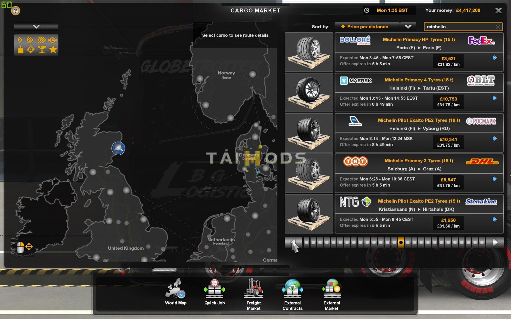 ETS2 - RR Tyres Pack V1.0 (1.38.x)