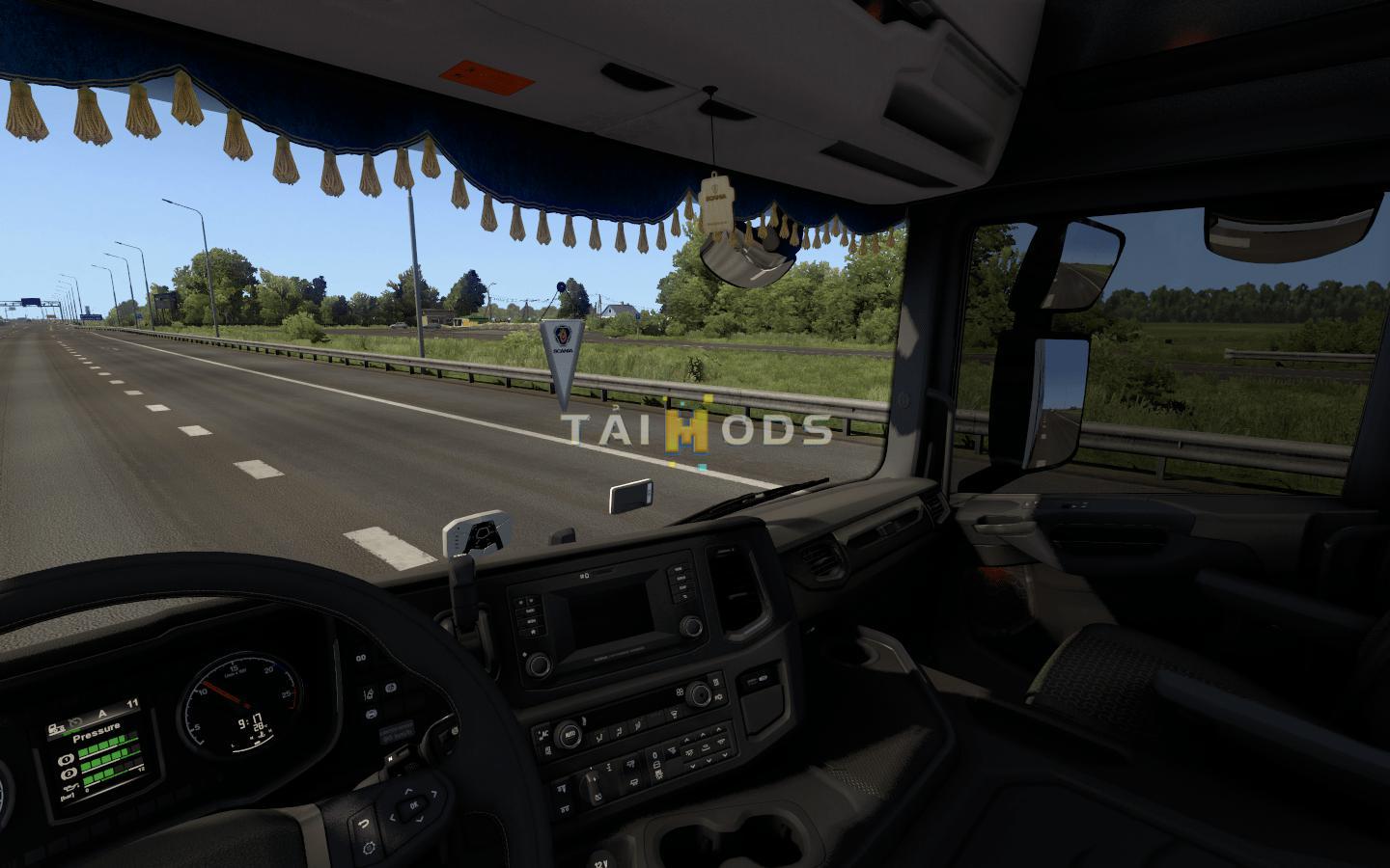 ETS2 - Side Window Tinting for Scania P G R S (1.38.x)