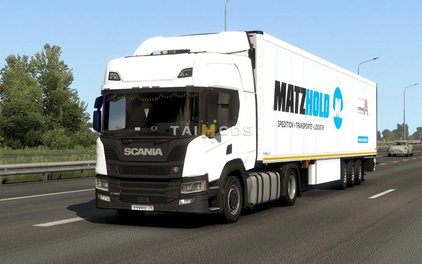 ETS2 - Side Window Tinting for Scania P G R S (1.38.x)