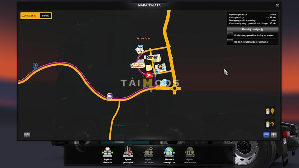 ETS2 - GPS RG Pro Purple V5 (1.38.x)