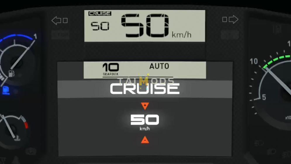 ETS2 - Renault T Realistic Dashboard Computer V1.0 (1.35.X)