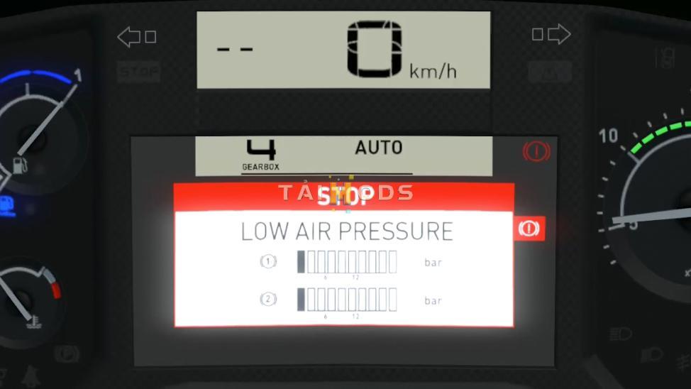 ETS2 - Renault T Realistic Dashboard Computer V1.0 (1.35.X)
