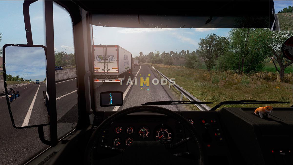 ETS2 - Top Corner & Small Mirrors V1 (1.37+) (1.38.x)