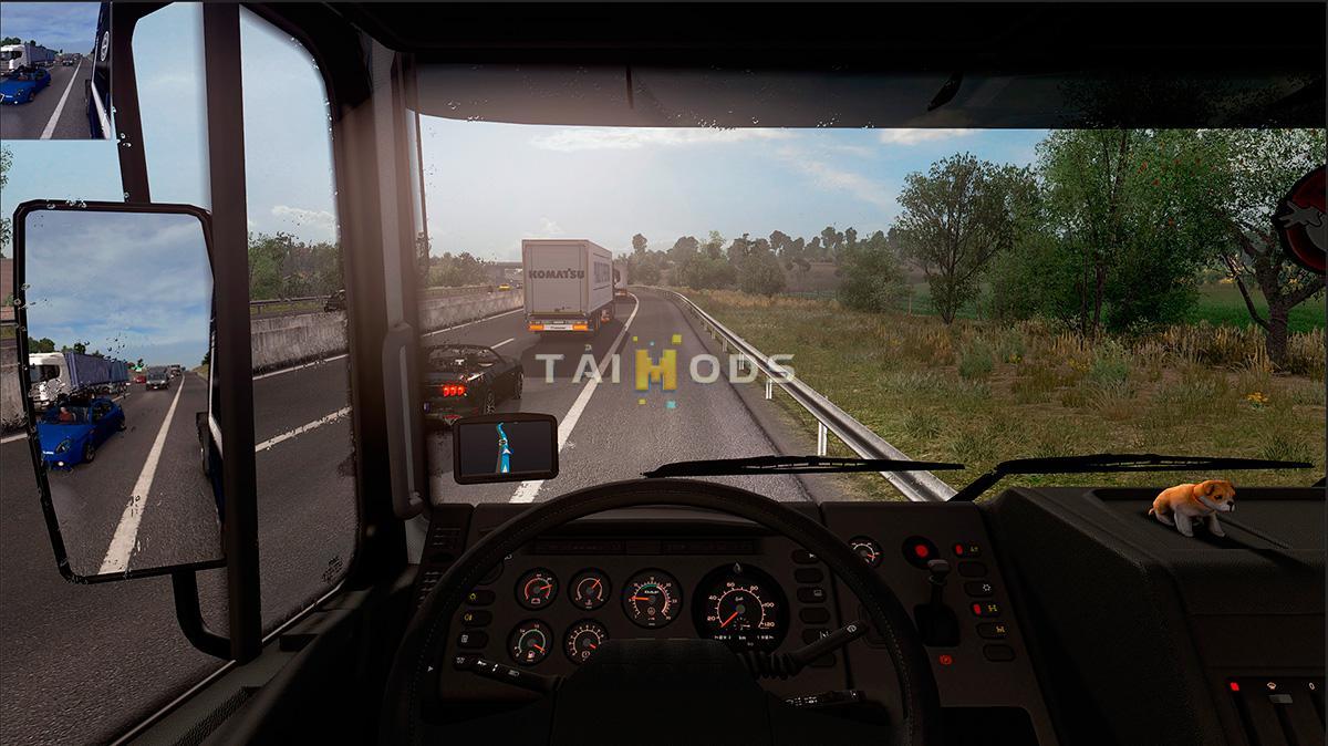 ETS2 - Top Corner & Small Mirrors V1 (1.37+) (1.38.x)