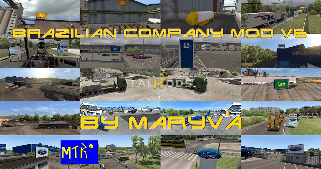 ETS2 - Brazilian Company Mod V6.0 (1.37.x)