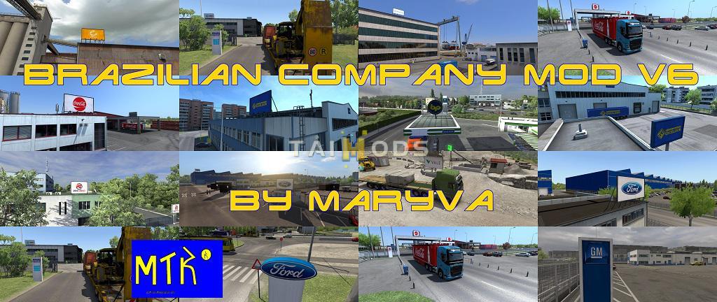 ETS2 - Brazilian Company Mod V6.0 (1.37.x)