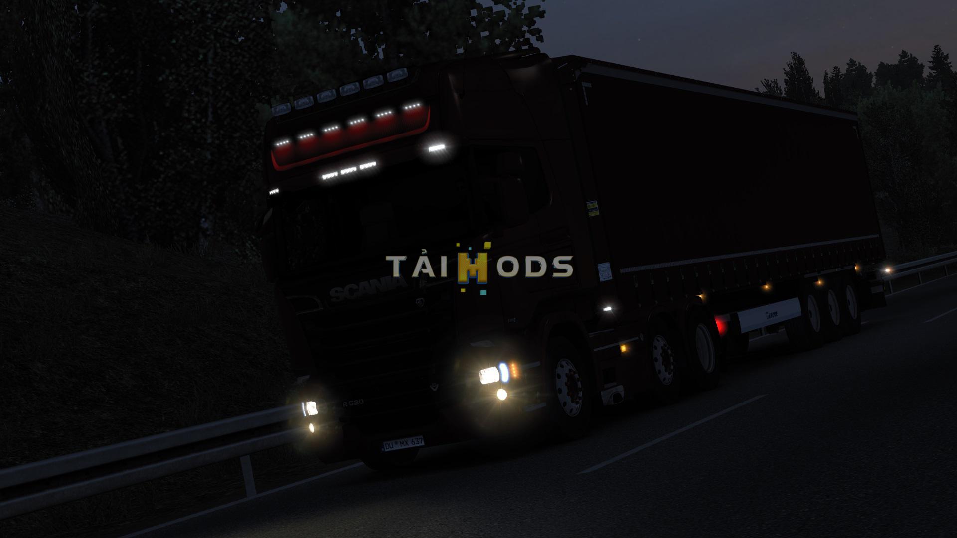 ETS2 - Realistic Headlights V1.0 (1.37.x)