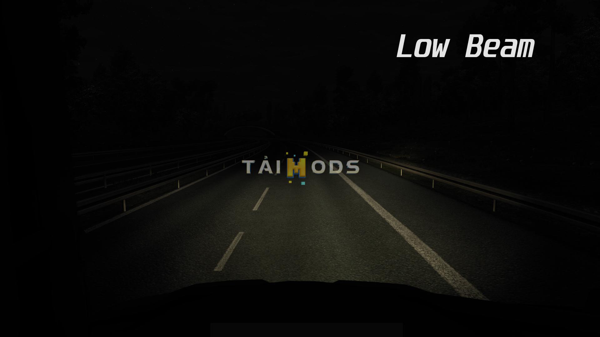 ETS2 - Realistic Headlights V1.0 (1.37.x)