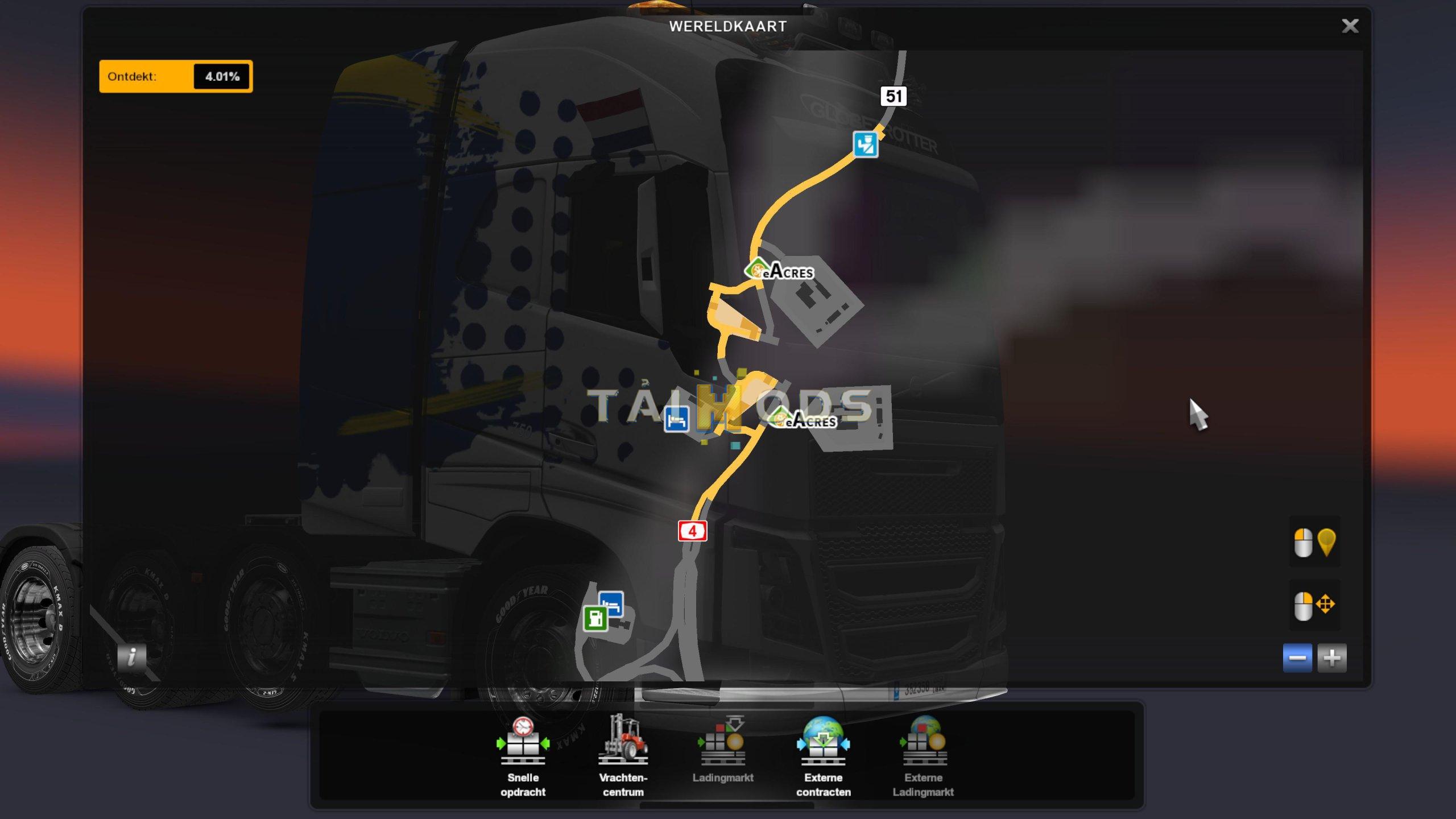 ETS2 - Promods V2.46 Addon: Israel - Lebanon Open Border V3.0 (1.37.x)