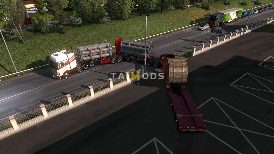 ETS2 - B-Triple with Cargo V1.0 (1.37.x)