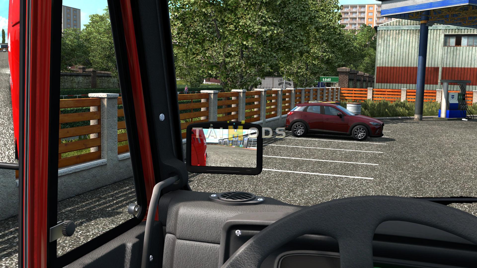 ETS2 - Back Right Camera in GPS V1.0 (1.36.x)