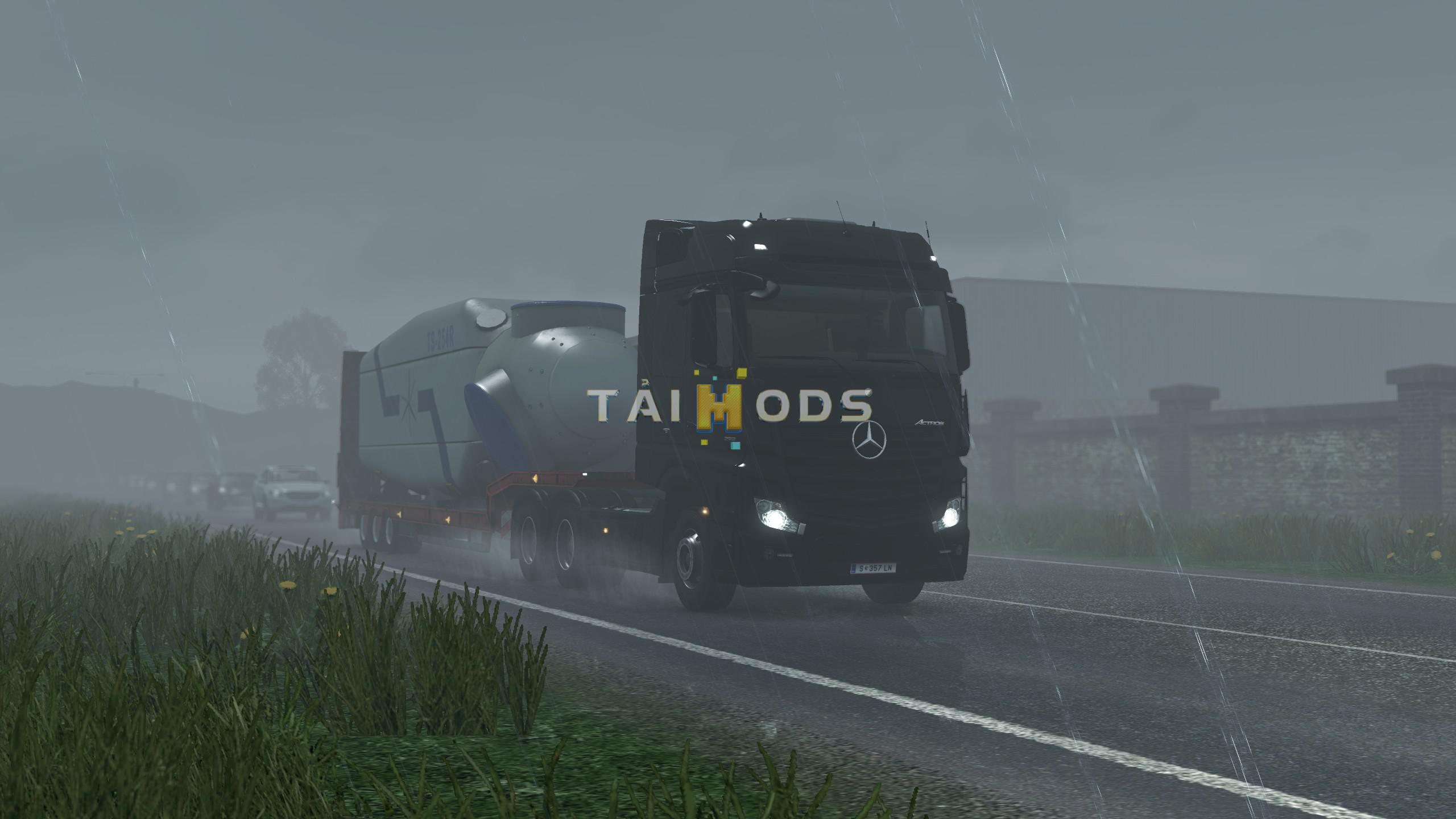 ETS2 - Easy Weather Mod V1.0 (1.36.x)